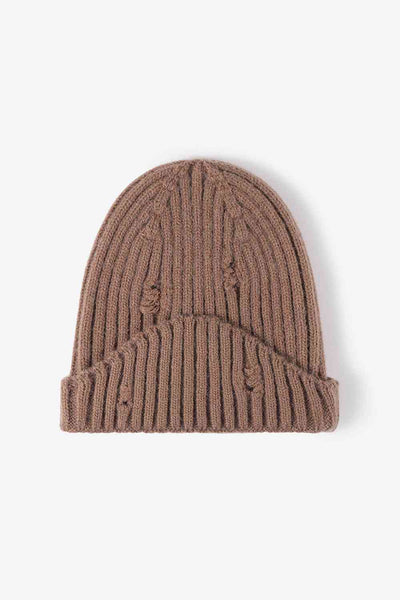 Distressed Rib-Knit BeaniePicture style: Flat lay
Type: Beanie
Pattern type: Solid
Material: 42% acrylic, 30% nylon, 28% polyester
Imported
Product measurements:
Height: 7.8 inbrim: 3.1 inCirAccessoriesDistressed Rib-Knit Beanie