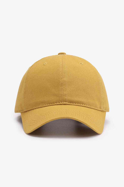 Cool and Classic Baseball CapPicture style: Flat lay
Type: Baseball cap
Pattern type: Solid
Material: 100% cotton
Imported
Product measurements:
Height: 4.7 inBrim: 2.7 inCircumference：22.0-23.2AccessoriesClassic Baseball Cap