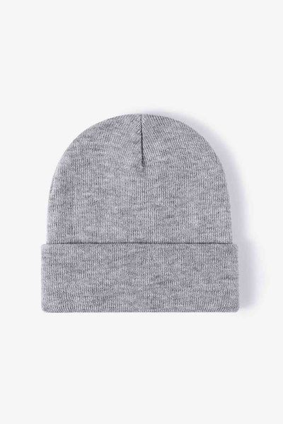 Cuff Knit BeaniePicture style: Flat lay
Type: Beanie
Pattern type: Solid
Material: 100% acrylic
Imported
Product measurements:
Height: 8.3 inBrim: 2.7 inCircumference：21.2-23.5 inAccessoriesCuff Knit Beanie