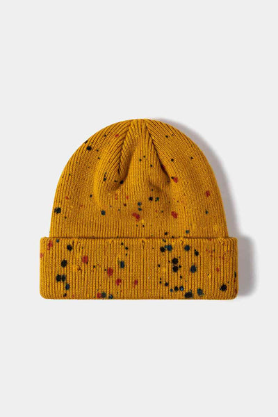 Confetti Rib-Knit Cuff BeaniePicture style: Flat lay
Type: Beanie
Pattern type: Confetti
Material: 100% acrylic
Imported
Product measurements:
Height: 8.5 inWidth: 8.0 inCircumference：21.0-23.5 AccessoriesConfetti Rib-Knit Cuff Beanie