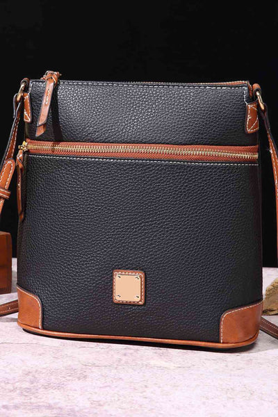 PU Leather Crossbody BagBag size: Medium
Material: PU, polyester
Imported
Product measurements: 9.8*3.9*9.4 inAccessoriesPU Leather Crossbody Bag